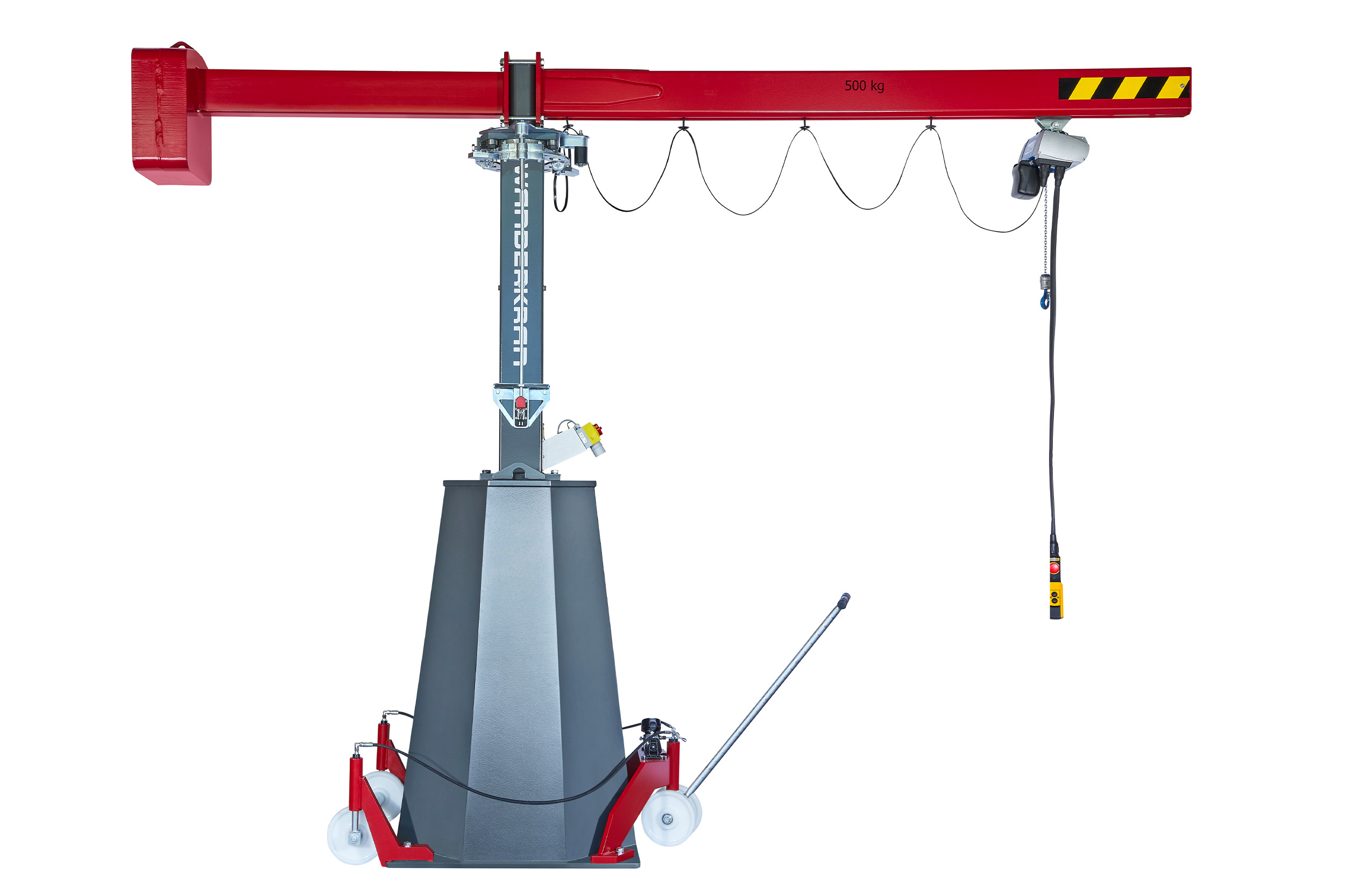 WK3 mobile crane with counterweight